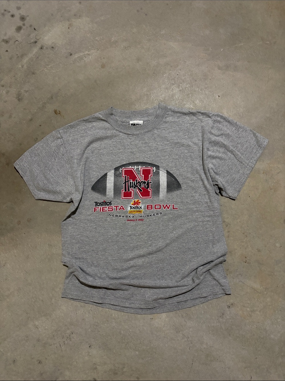 Vintage Nebraska Cornhuskers Football Fiesta Bowl Short Sleeve Shirt